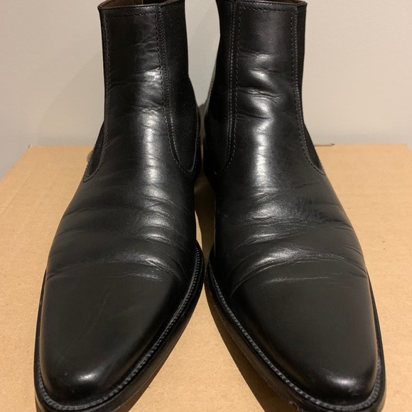 Black leather Chelsea boots - Picture 2 of 5
